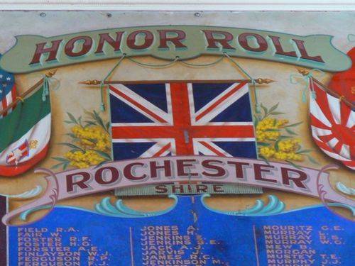Shire of Rochester Honour Roll : 27-April-2013