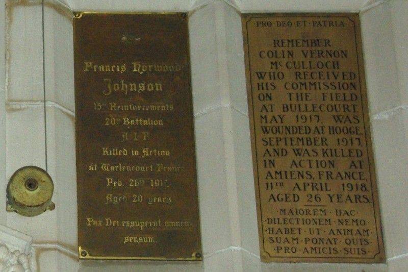 Memorial Plaques 2 : 12-September-2014