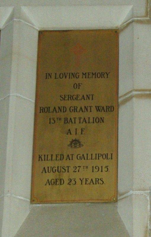 Ward Plaque : 12-September-2014