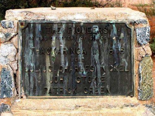 Silver lead Discovery Inscription
