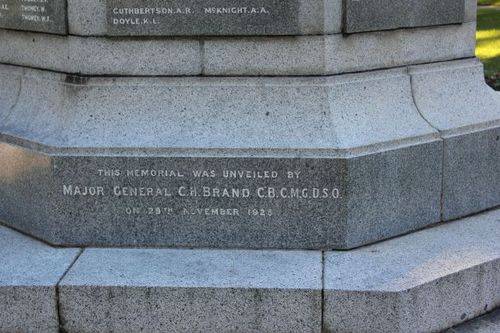 Singleton War Memorial : 11-August-2011