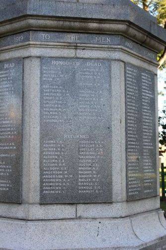Singleton War Memorial : 11-August-2011