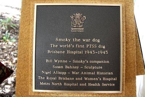 Smoky The War Dog Plaque Smoky The War Dog Plaque