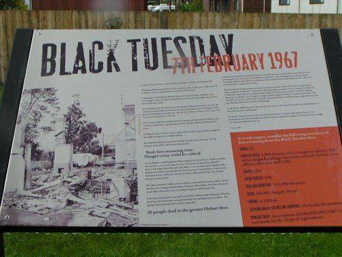 Black Tuesday Plaque : 2007