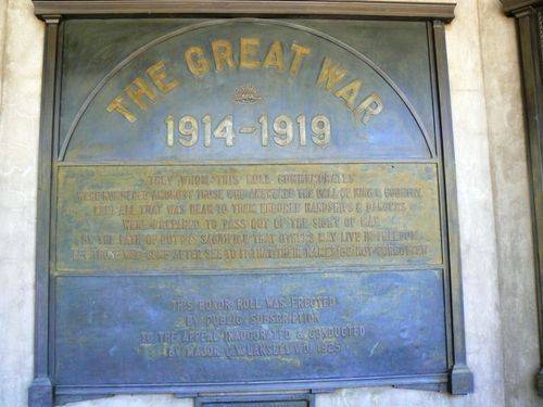 Soldiers Memorial Institute War Memorial