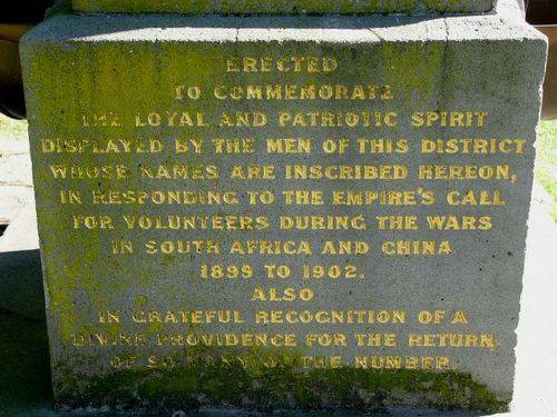 South Africa and China War Memorial South Africa and China War Memorial