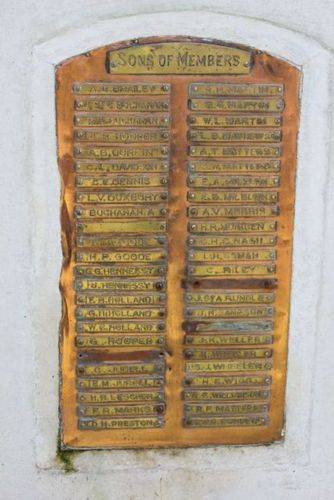 South Park Bowling Club War Memorial : 07-December-2012 South Park Bowling Club War Memorial : 07-December-2012