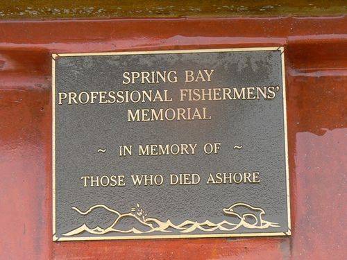 Spring Bay Professional Fishermens Memorial