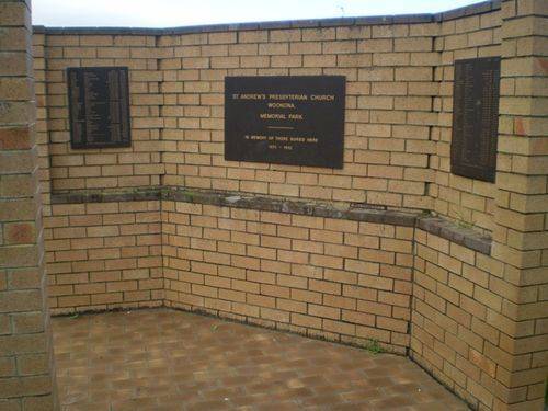 St Andrews Presbyterian Church Woonona Memorial Park : 7-March-2012 St Andrews Presbyterian Church Woonona Memorial Park : 7-March-2012