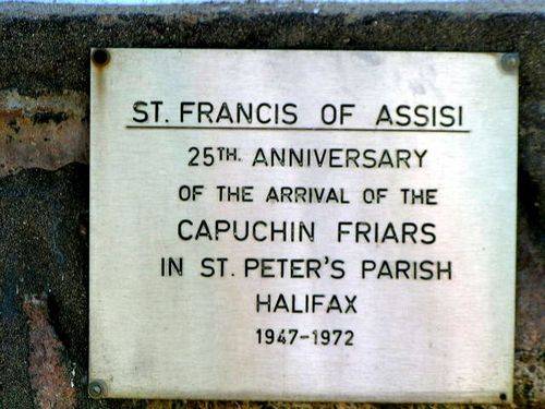 St Francis of Assisi Plaque