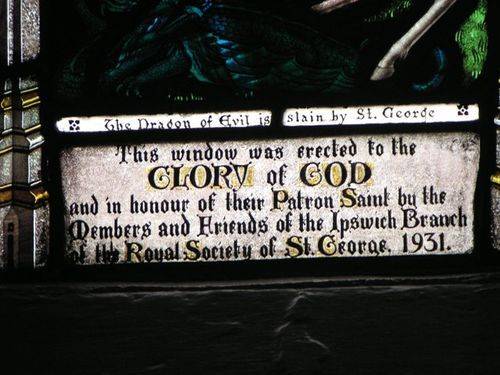 St George Inscription