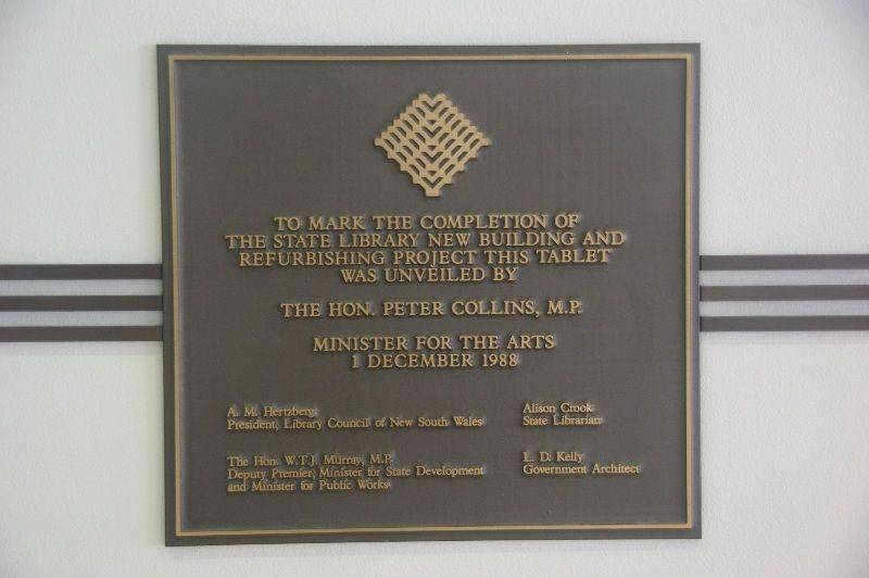 Completion Plaque : 15-January-2015
