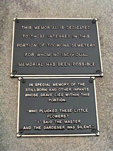 Stillborn Memorial Plaques