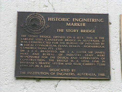 Story Bridge Engineering Marker