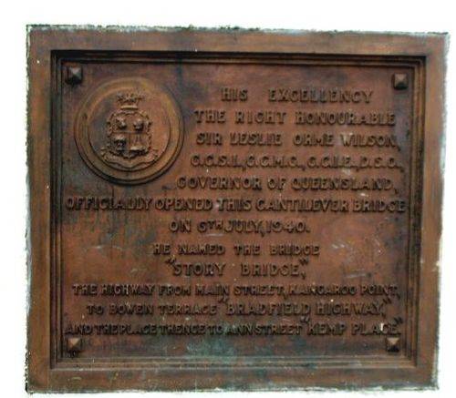 Story Bridge Plaques Story Bridge Plaques