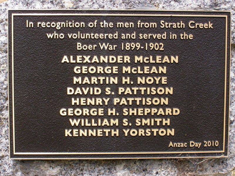 Boer War Plaque : 08-December-2013 Boer War Plaque : 08-December-2013