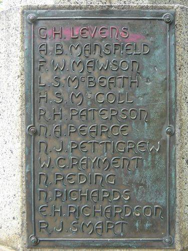 Surrey Hills Memorial Cross   Rear