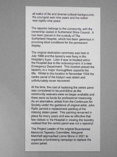 Tapestry Background Notes 2