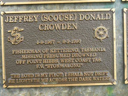 Jeffrey (Scouse) Donald Crowden : 2007