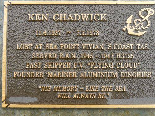 Ken Chadwick Plaque : 2007