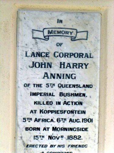 The Anning Monument Inscription