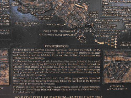 Darwin Bombing - Civilians Plaque 5 / May 2013 Darwin Bombing - Civilians Plaque 5 / May 2013