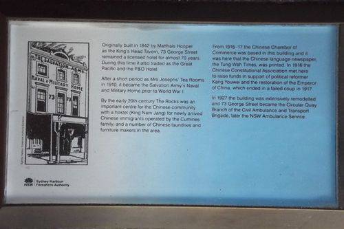 Kings Head Tavern Plaque : April 2014 