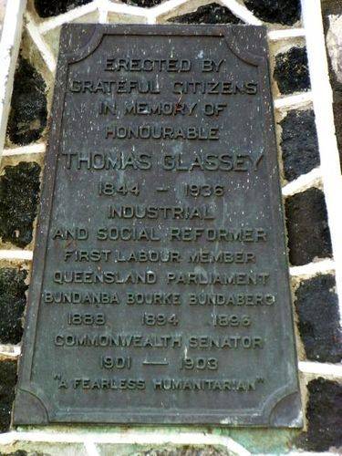Thomas Glassey Inscription