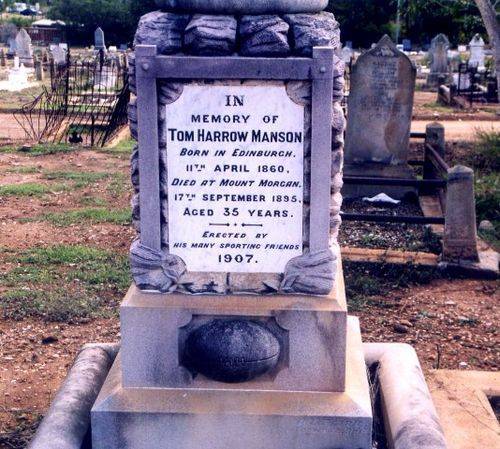 Tom Harrow Manson Memorial