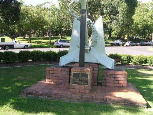 Toowoomba Naval Memorial Back View Toowoomba Naval Memorial Back View