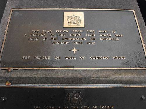 Union Flag Description Plaque