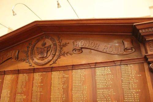 Unley City World War One Honour Roll : 06-December-2012