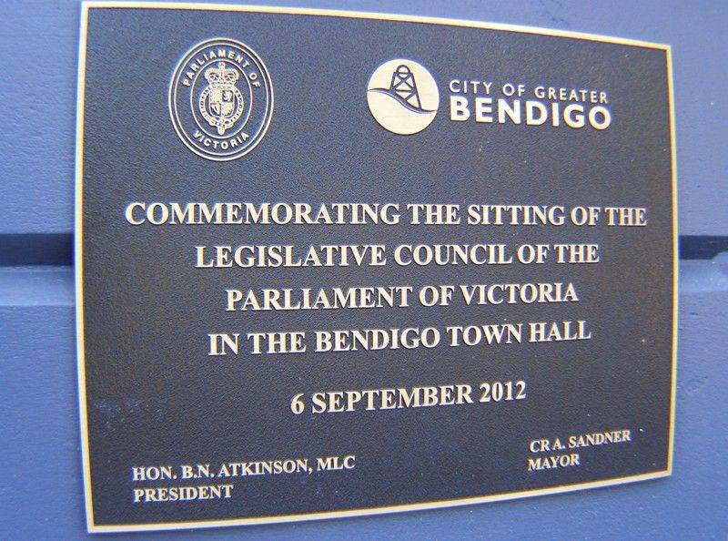 Legislative Council Plaque : 27-November-2014