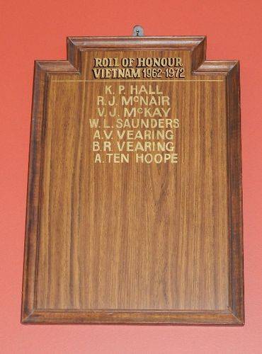 Vietnam Roll of Honour : 29-March-2013 Vietnam Roll of Honour : 29-March-2013
