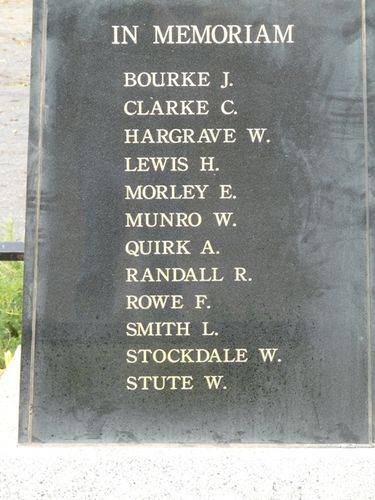 Wallan War Memorial : 13-May-2012