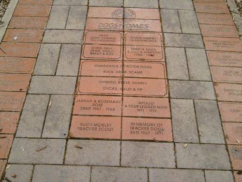 War Dogs and Trackers Memorial : 07-January-2013