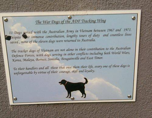 War Dogs and Trackers Memorial : 07-January-2013