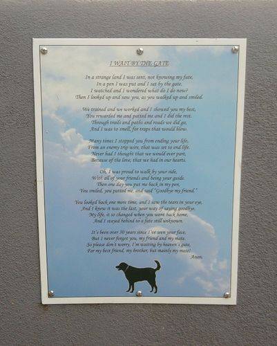 War Dogs and Trackers Memorial : 07-January-2013