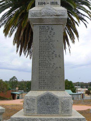 Wedderburn War Memorial Wedderburn War Memorial