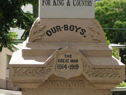 Western Suburbs War Memorial Inscription