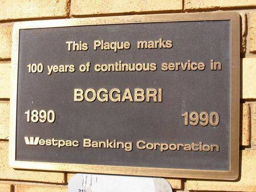 Westpac 100 Years Plaque : 13-August-2014 Westpac 100 Years Plaque : 13-August-2014