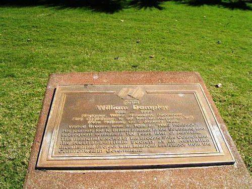William Dampier Bicentennial Memorial Plaque