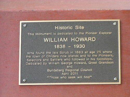 William Howard Inscription