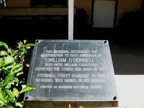 William ODonnell Plaque