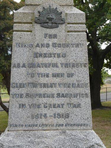 World War One Memorial : 19-February-2012