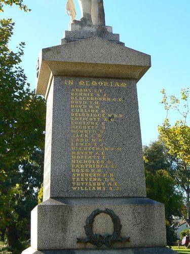 World War One Memorial : 24-April-2013