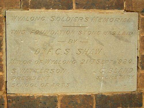 Foundation Stone; 26-03-2014