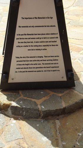 War Memorials Inscription : 06-07-2013