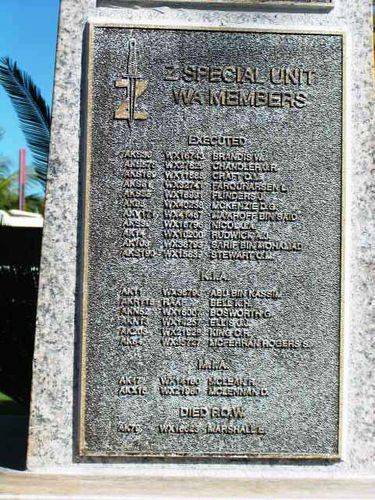Z Special Unit Plaque Z Special Unit Plaque