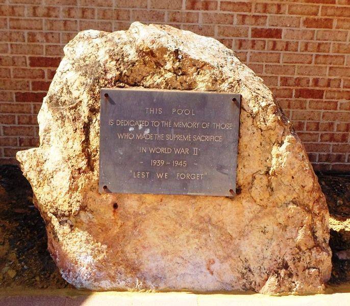 Goomalling Pool Goomalling War Memorial Swimming Pool | Monument Australia